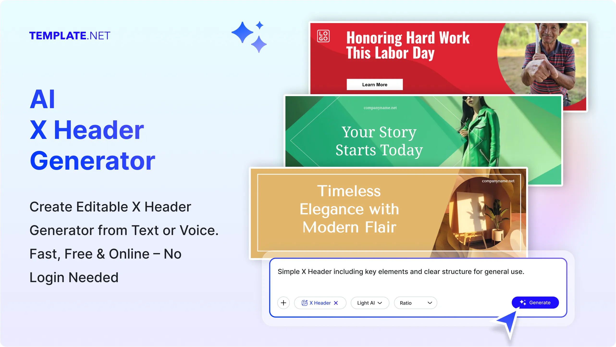 Free AI X Header Generator, Free X Header Maker [ No Signup ]
